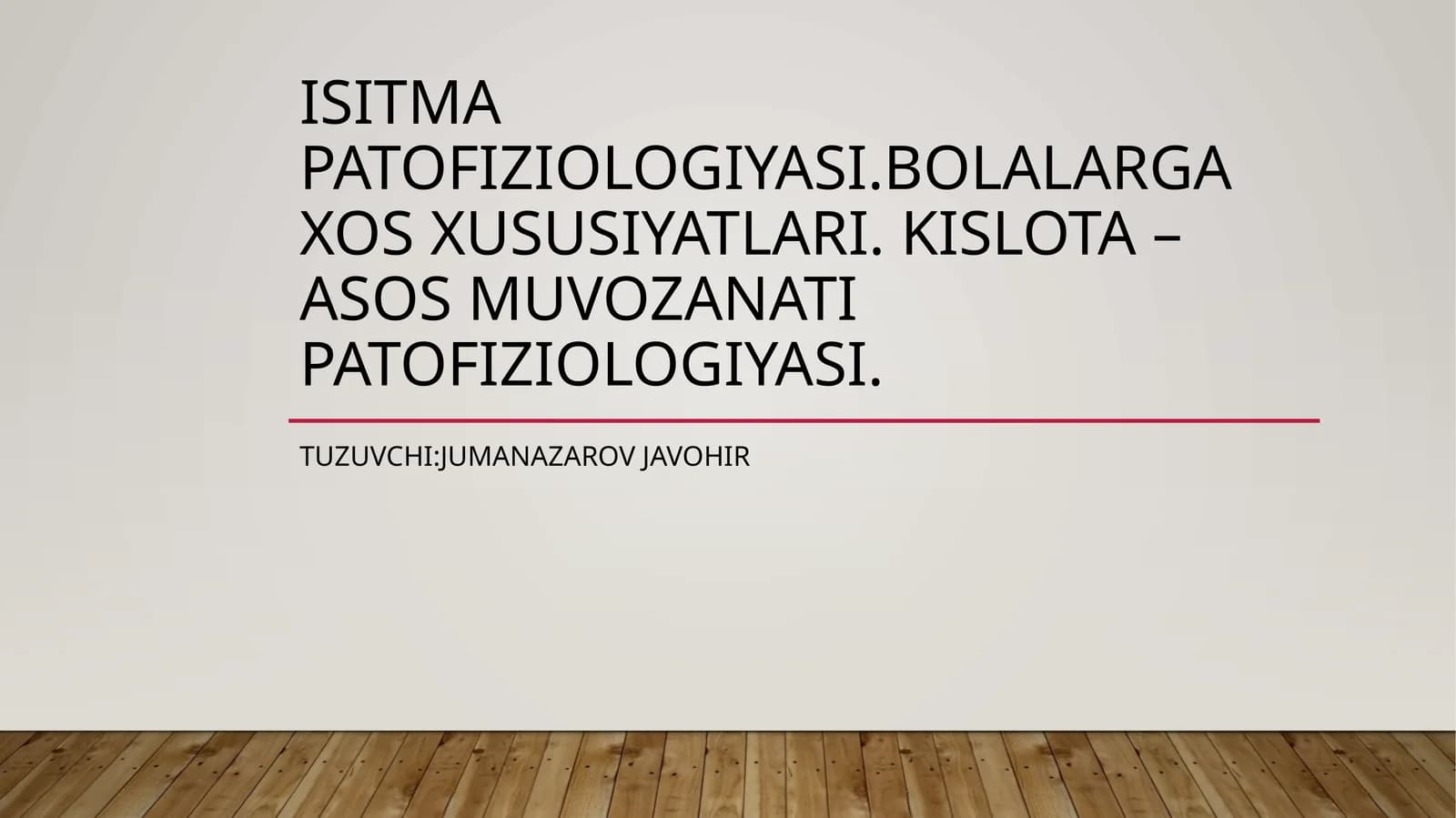 Isitma patofiziologiyasi