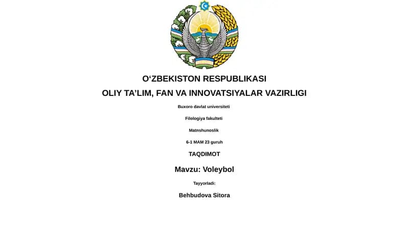 Voleybol