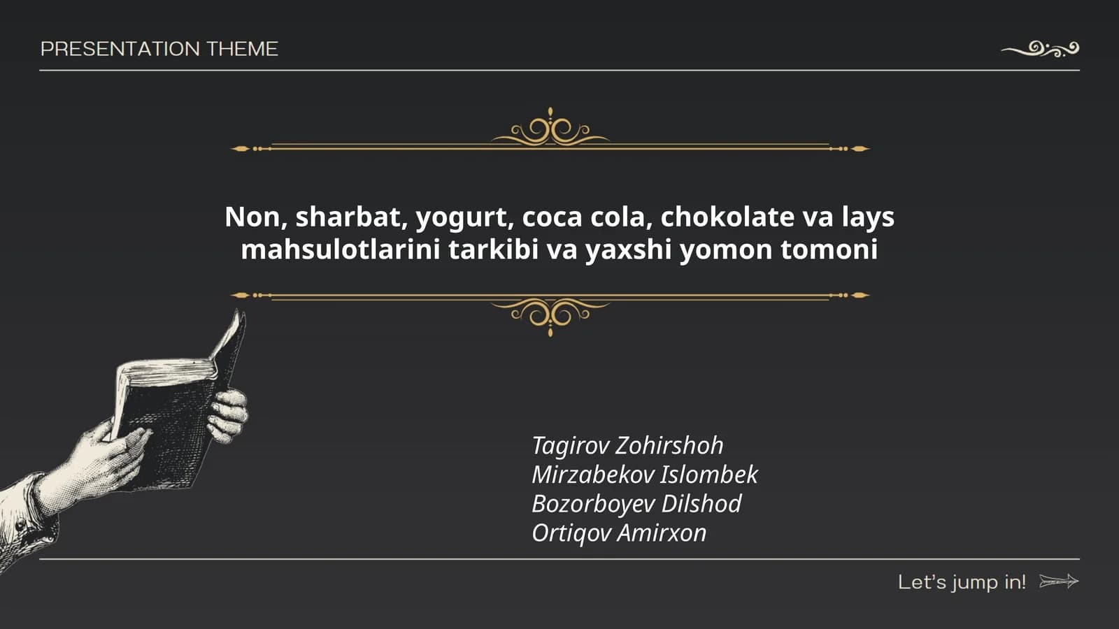 Non, sharbat, yogurt, coca cola, chokolate va lays mahsulotlarini tarkibi va yaxshi yomon tomoni