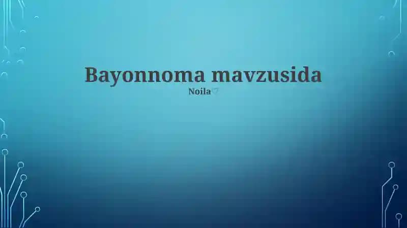 Bayonnoma