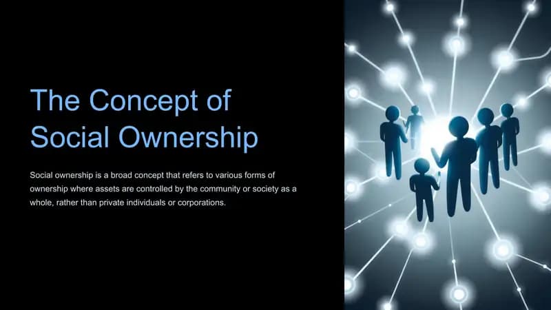 The Concept of Social Ownership