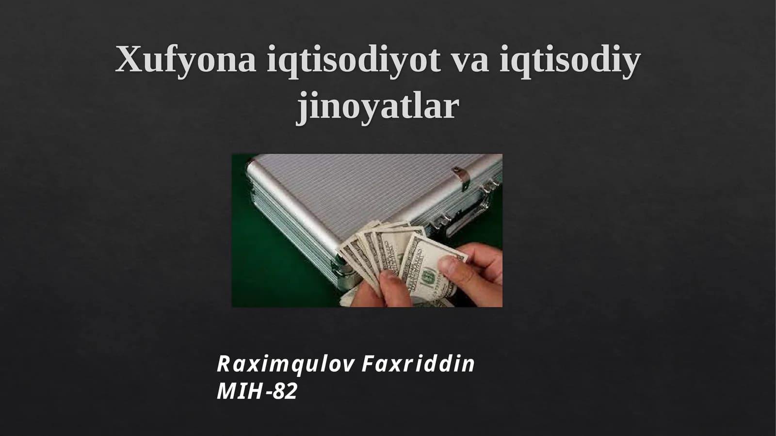 Xufyona iqtisodiyot
