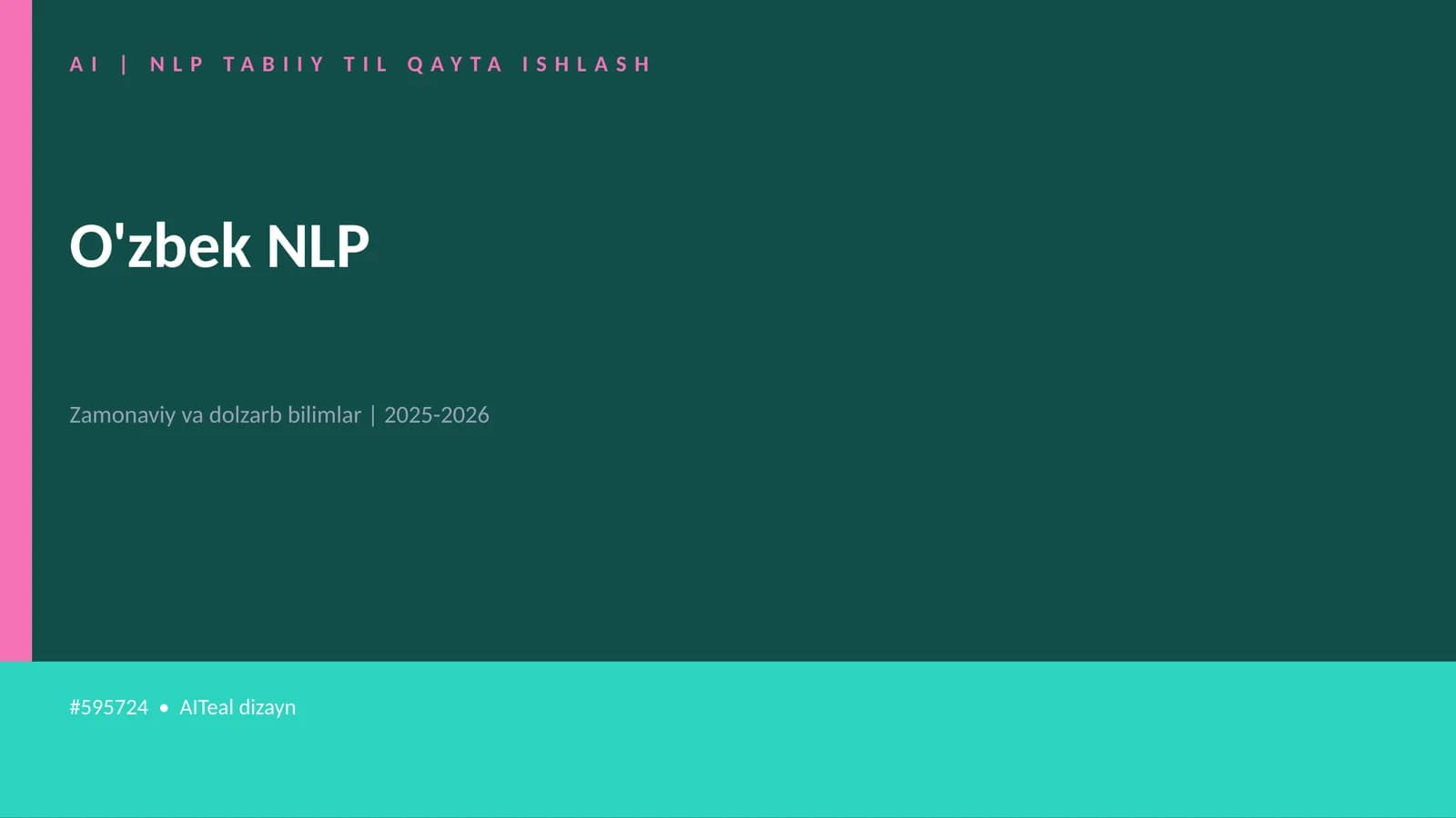O'zbek NLP