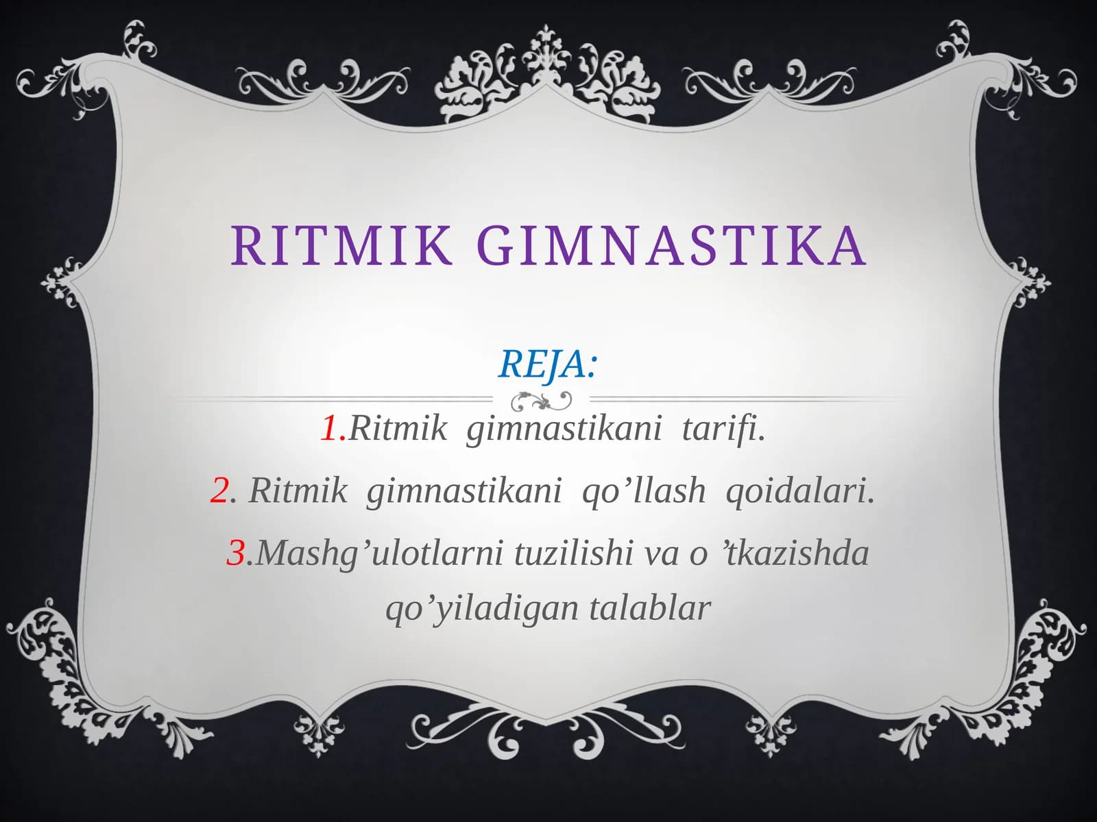 RITMIK GIMNASTIKA