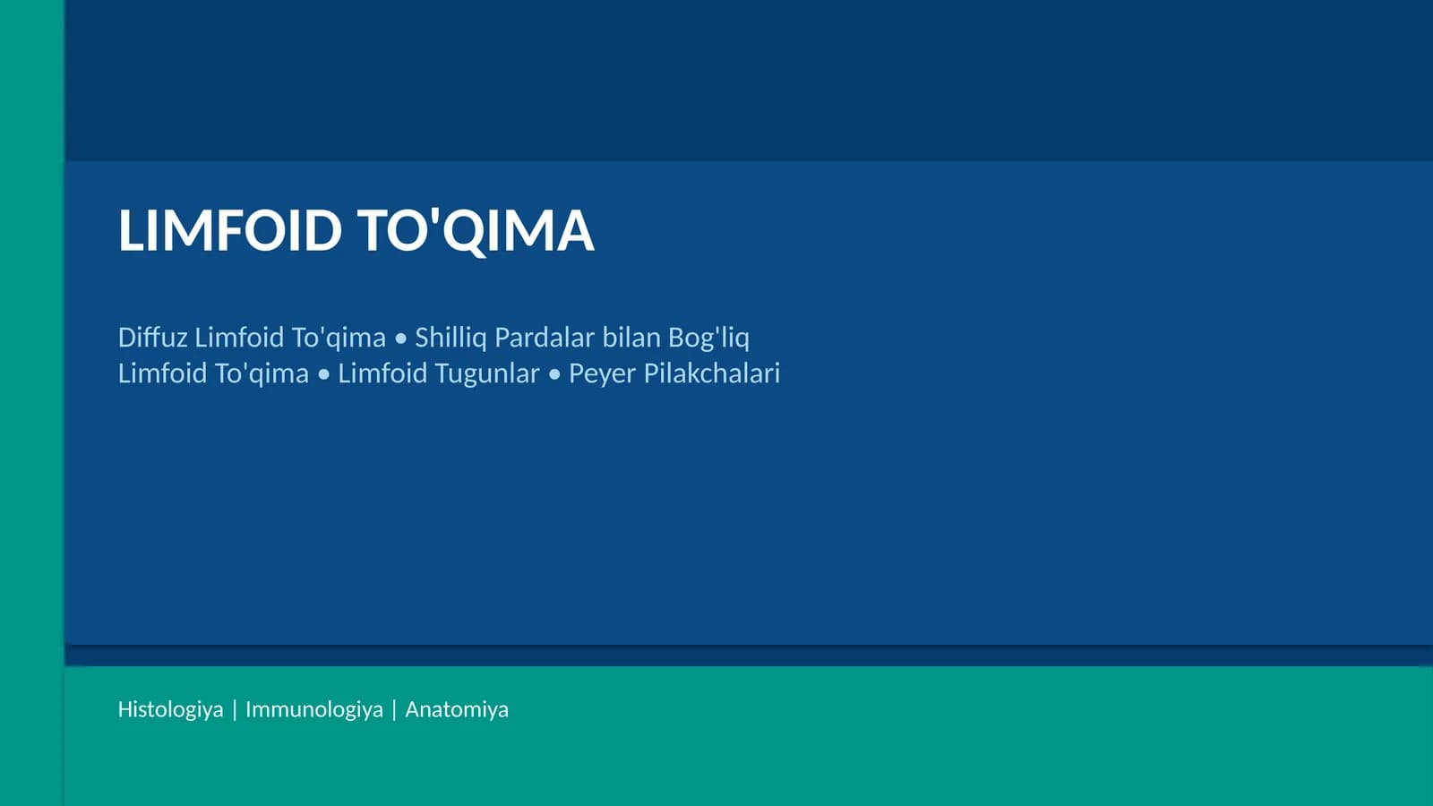 LIMFOID TO'QIMA