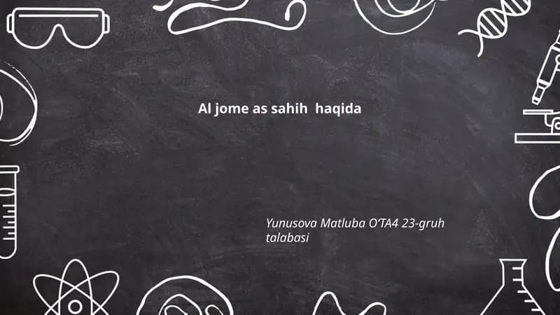 Al Jome As Sahih