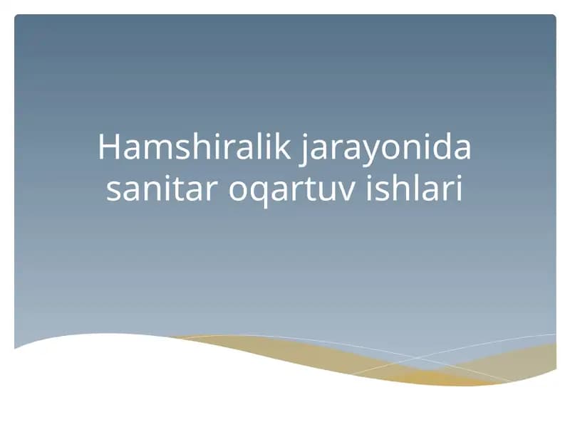 Sanitaroqartuvishlari