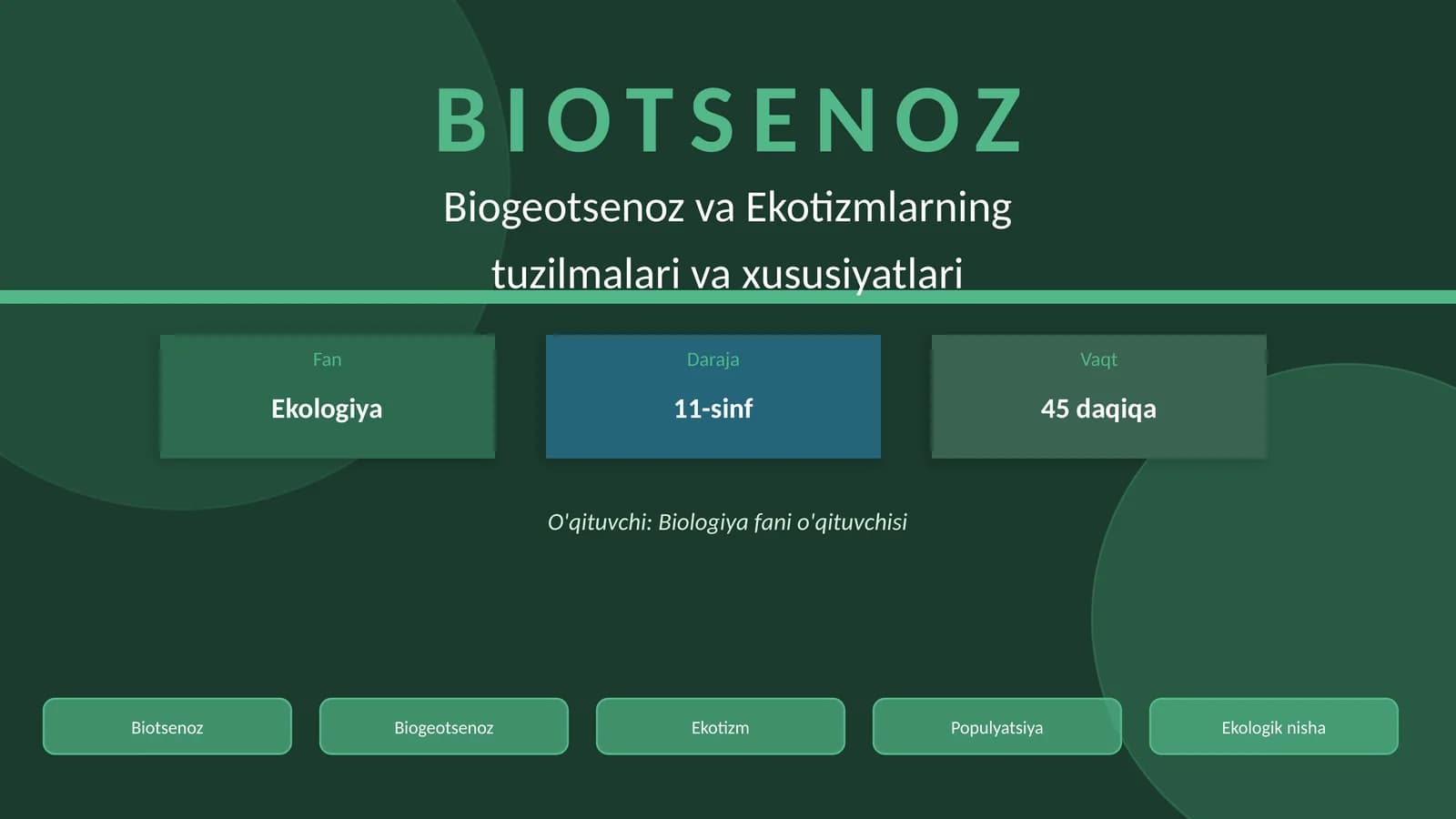 BIOTSENOZ