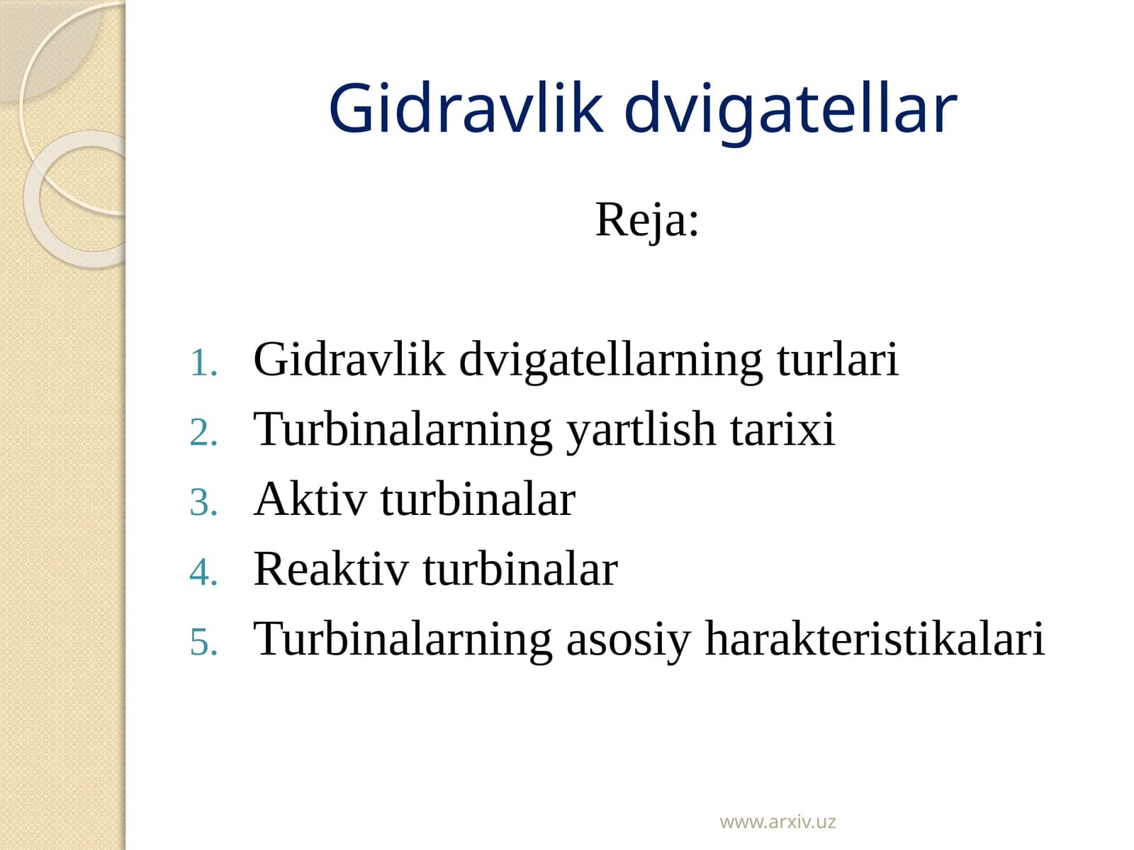 Gidravlik dvigatellar