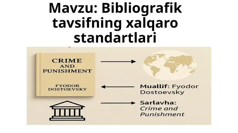Bibliografik tavsifning xalqaro standartlari