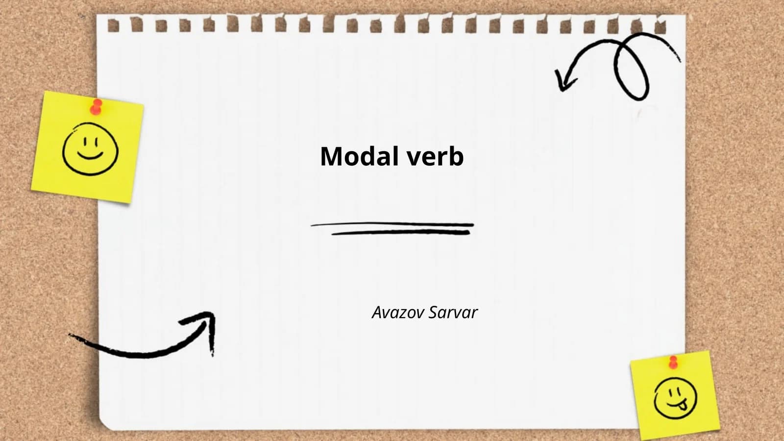 Modal verb