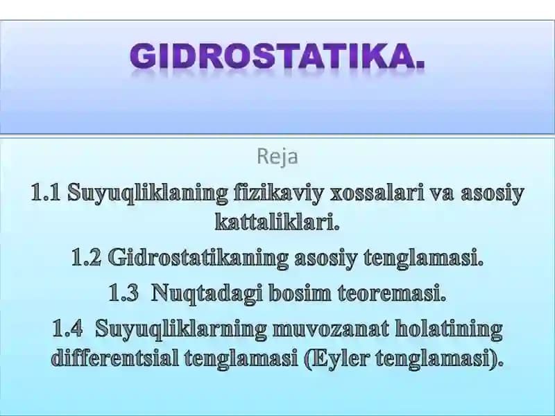 Suyuqliklar