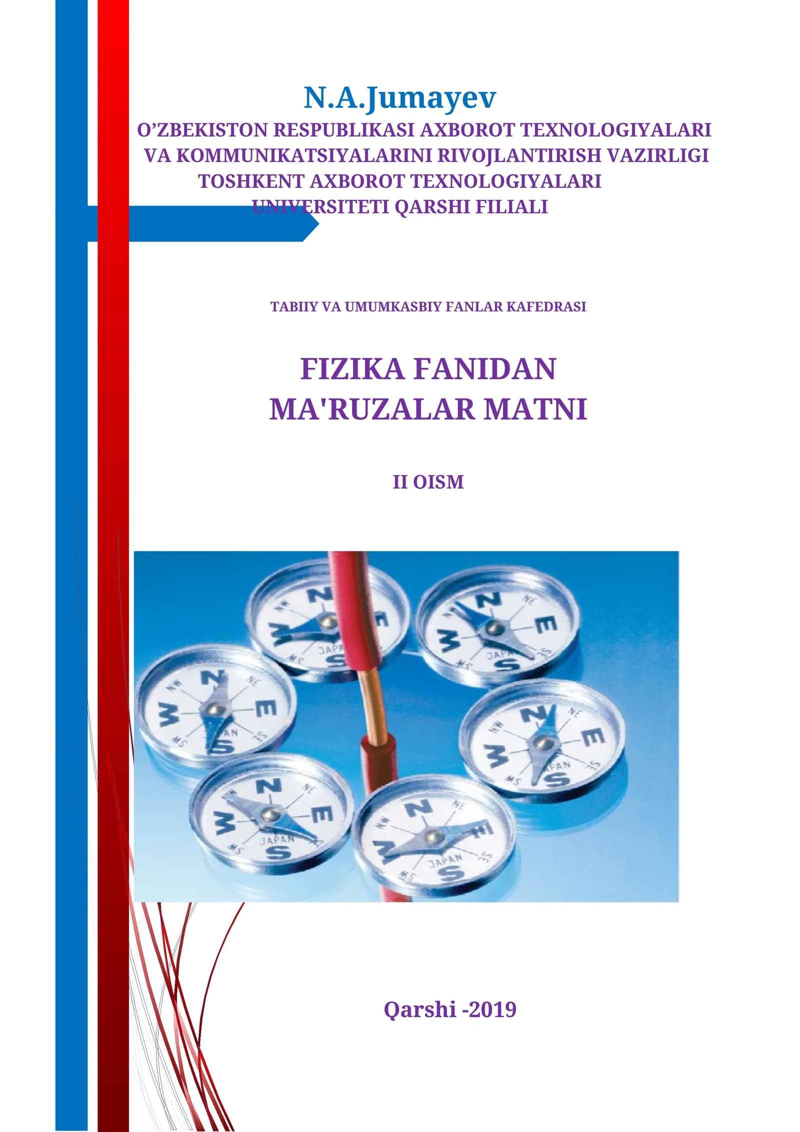 Fizika. Ma’ruza matnlari to’plami
