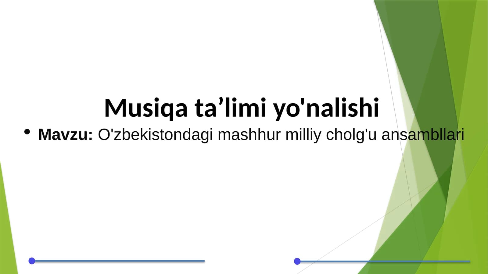 O'zbekistondagi mashhur milliy cholg'u ansambllari