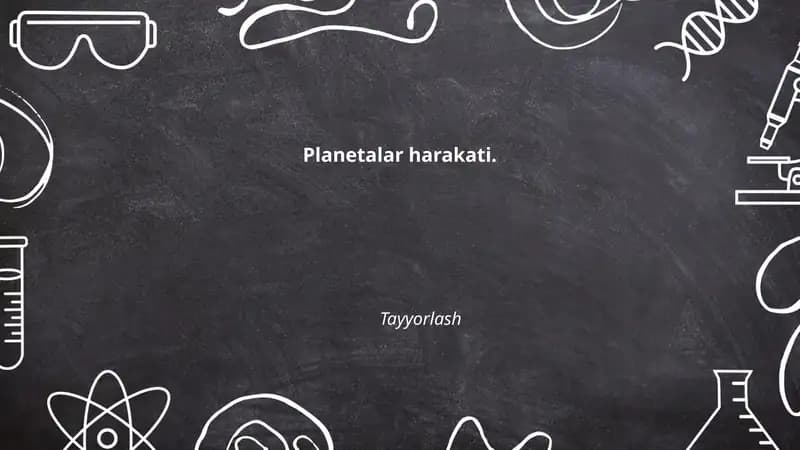 Planetalar harakati
