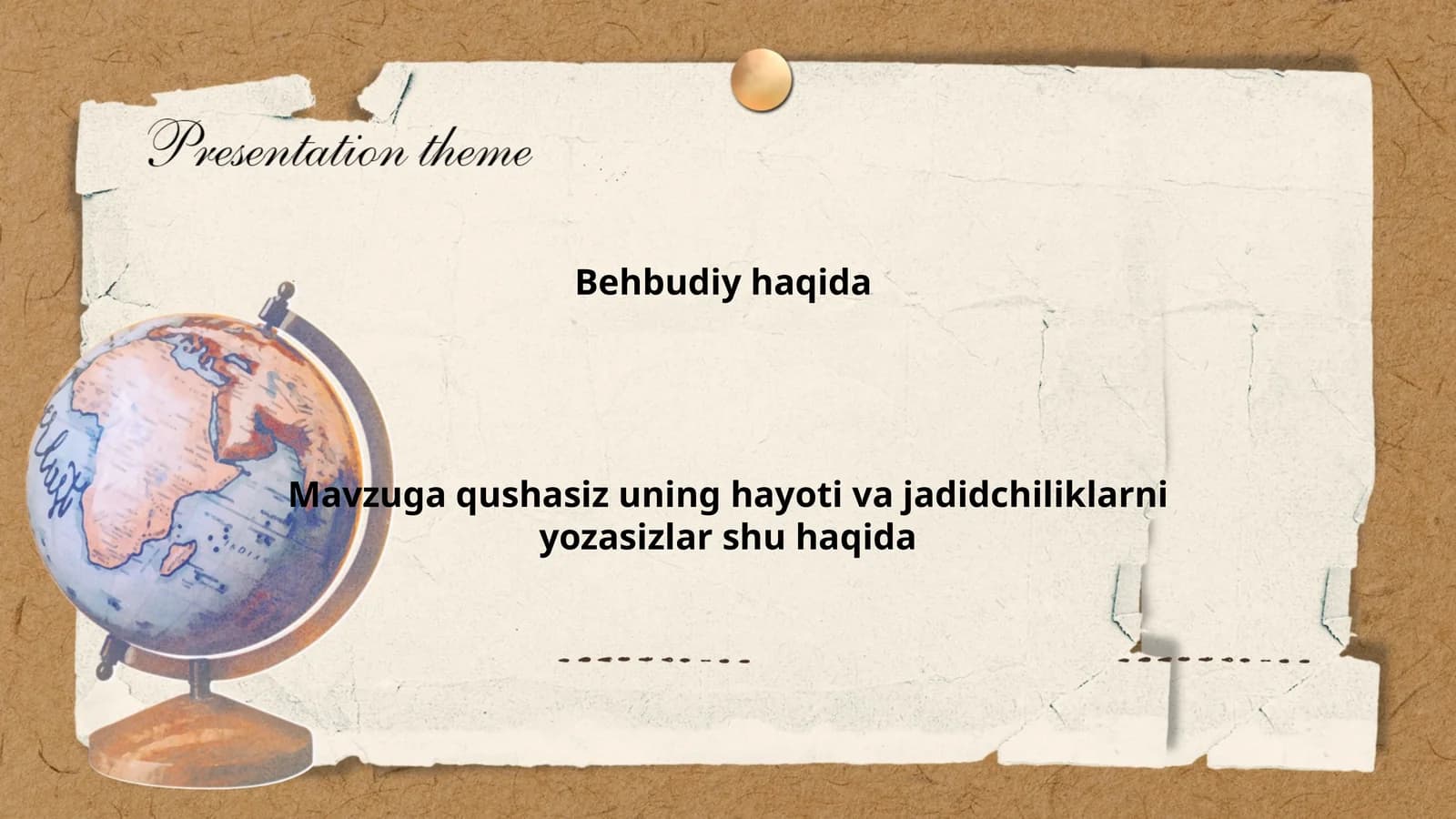 Mahmudhoja Behbudiy va jadidchilik harakati