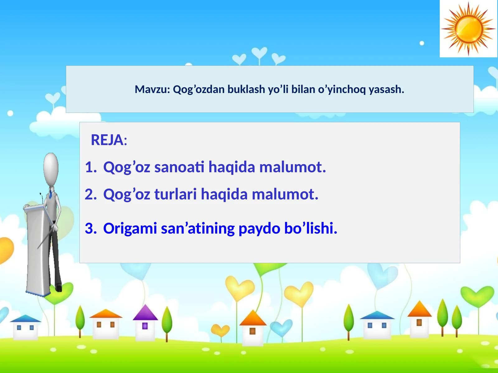 Origami san'ati haqida malumot