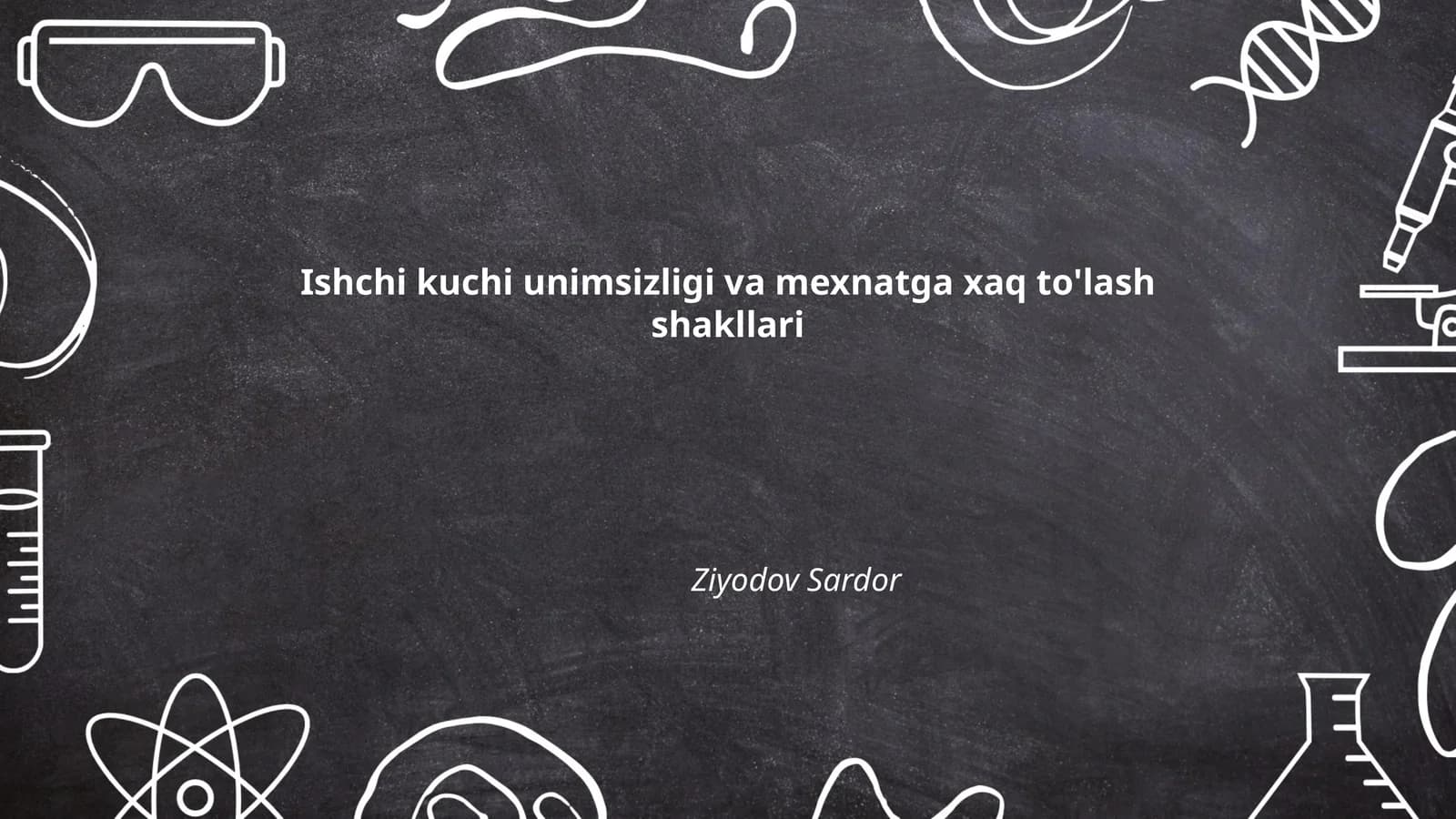 Ishchi kuchi bozori tahlili