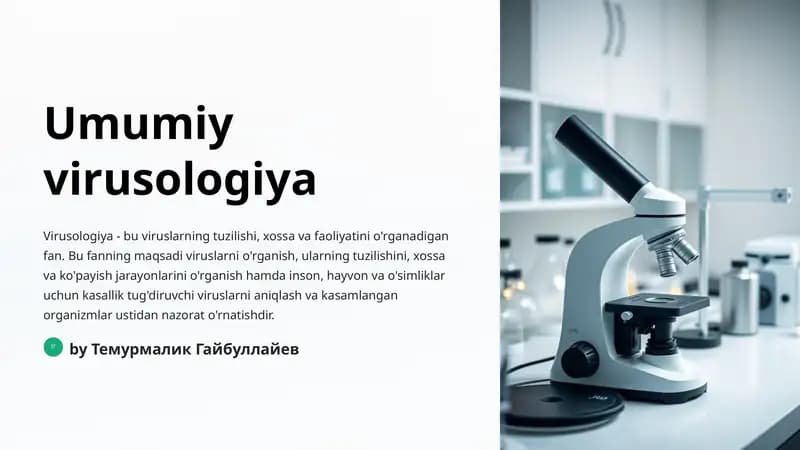 Umumiy virusologiya