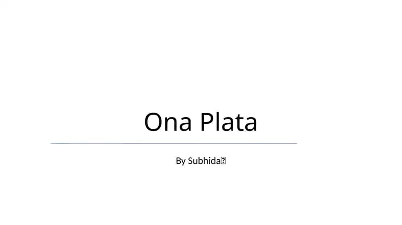 Ona Plata