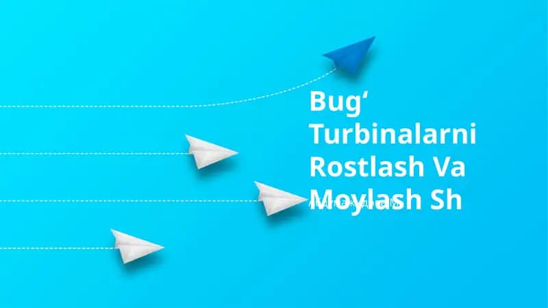 Shamol Turbinalarni Rostlash Va Moylash Sh