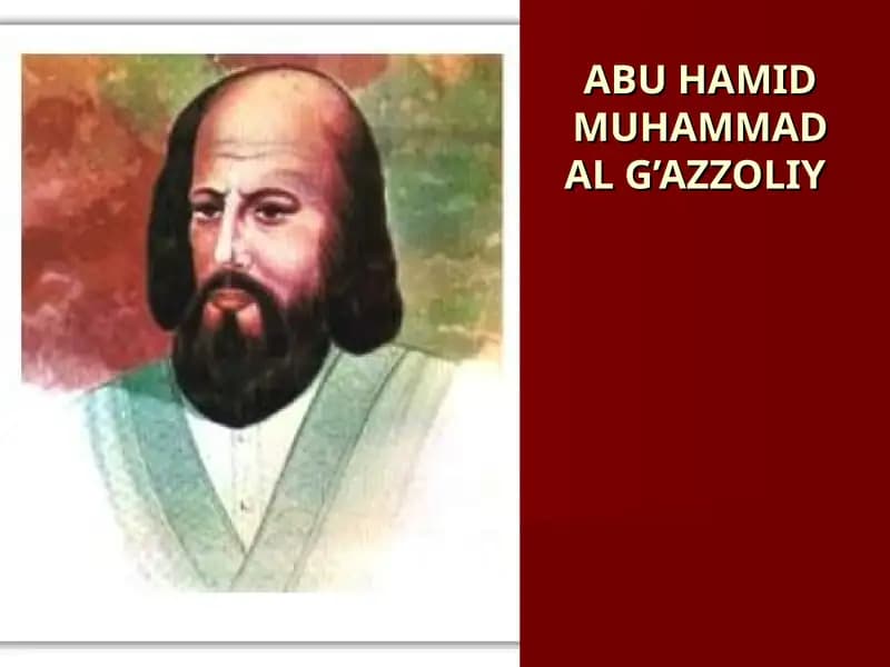 ABU HAMID MUHAMMAD AL G’AZZOLIY