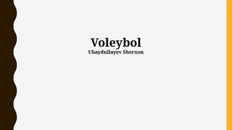 Voleybol