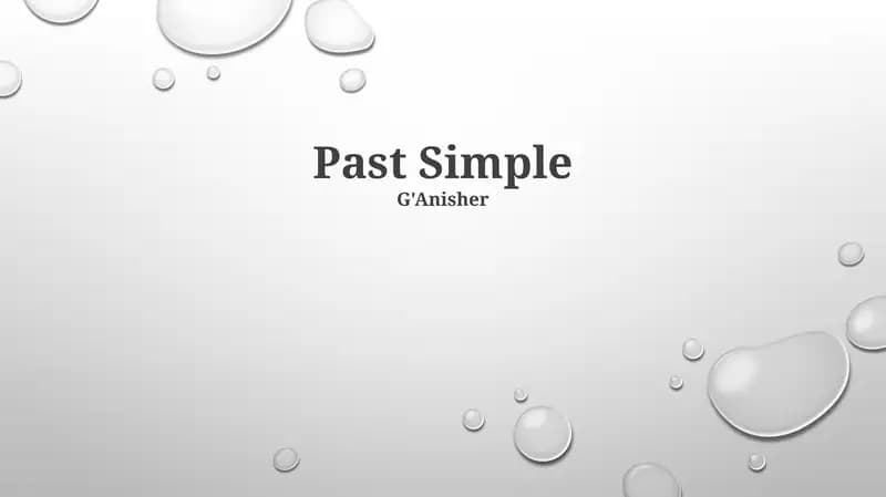 Past Simple