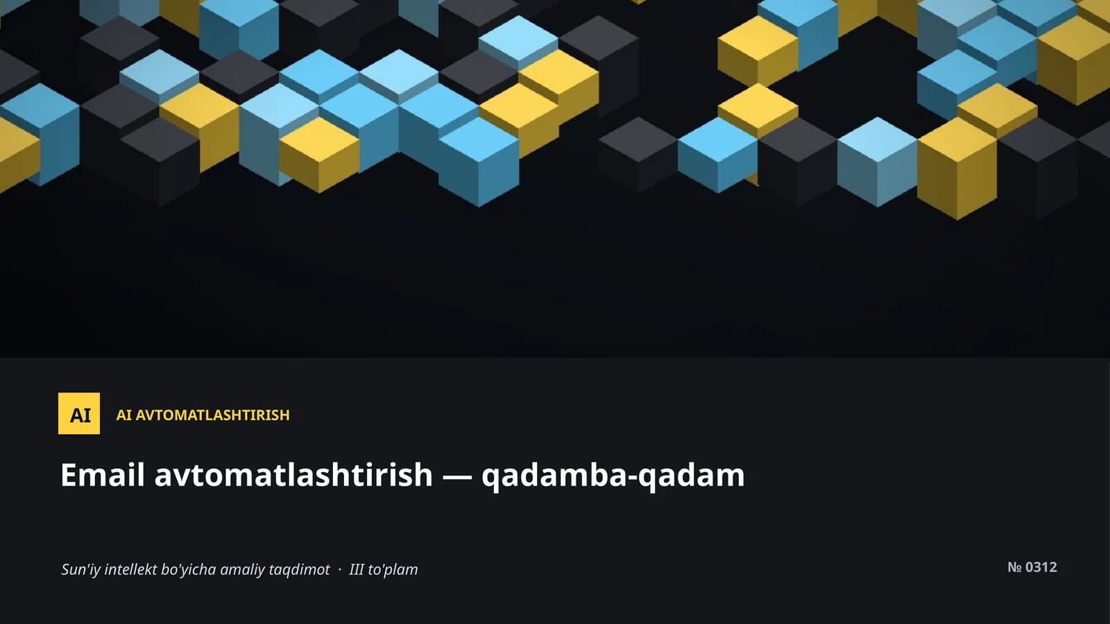 AI AVTOMATLASHTIRISH