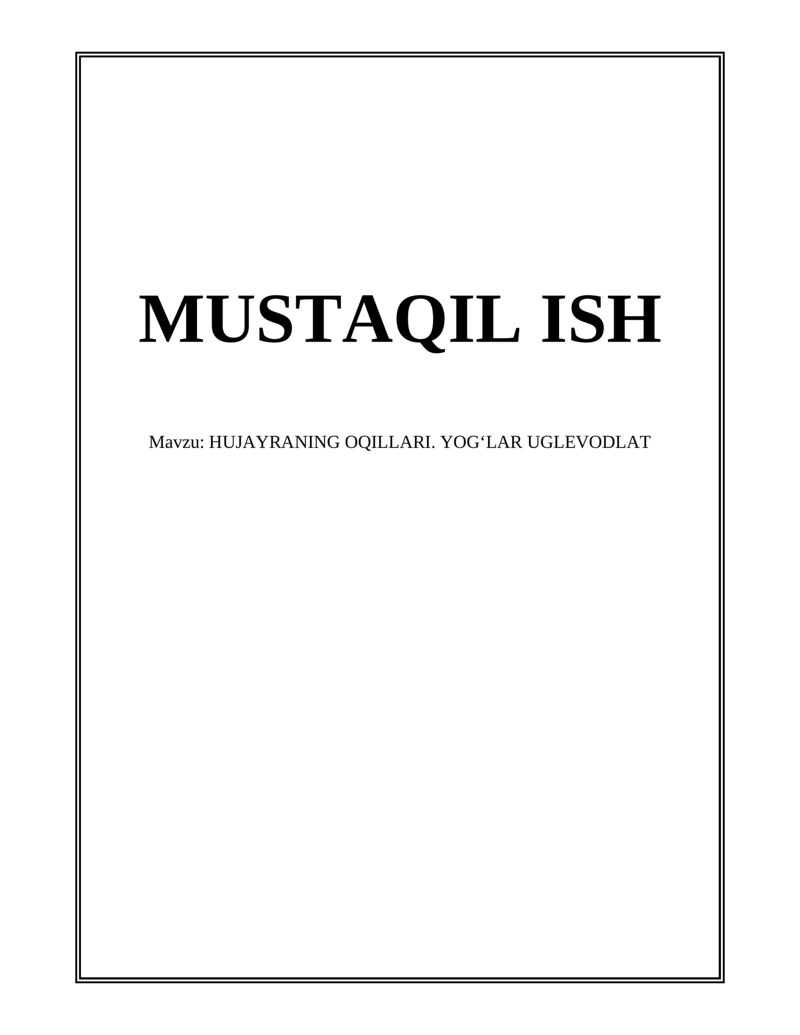 HUJAYRANING OQILLARI