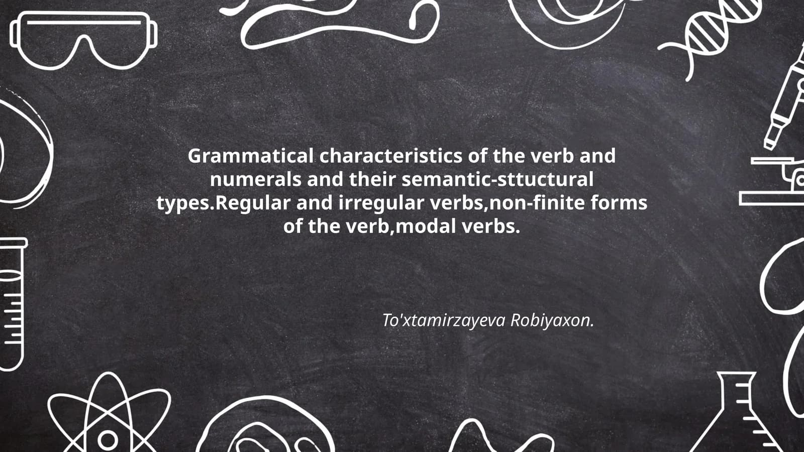 Grammatik to'g'risidagi sifatlar