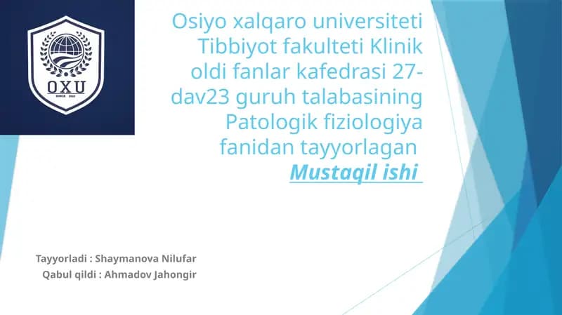 Oziqaviy mahsulotlardan allergiya