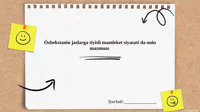 Oʻzbekstanin jaslarga tiyisli mamleket siyasati