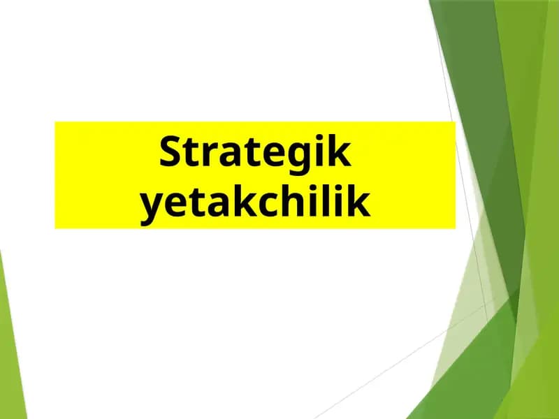 Strategikyetakchilik