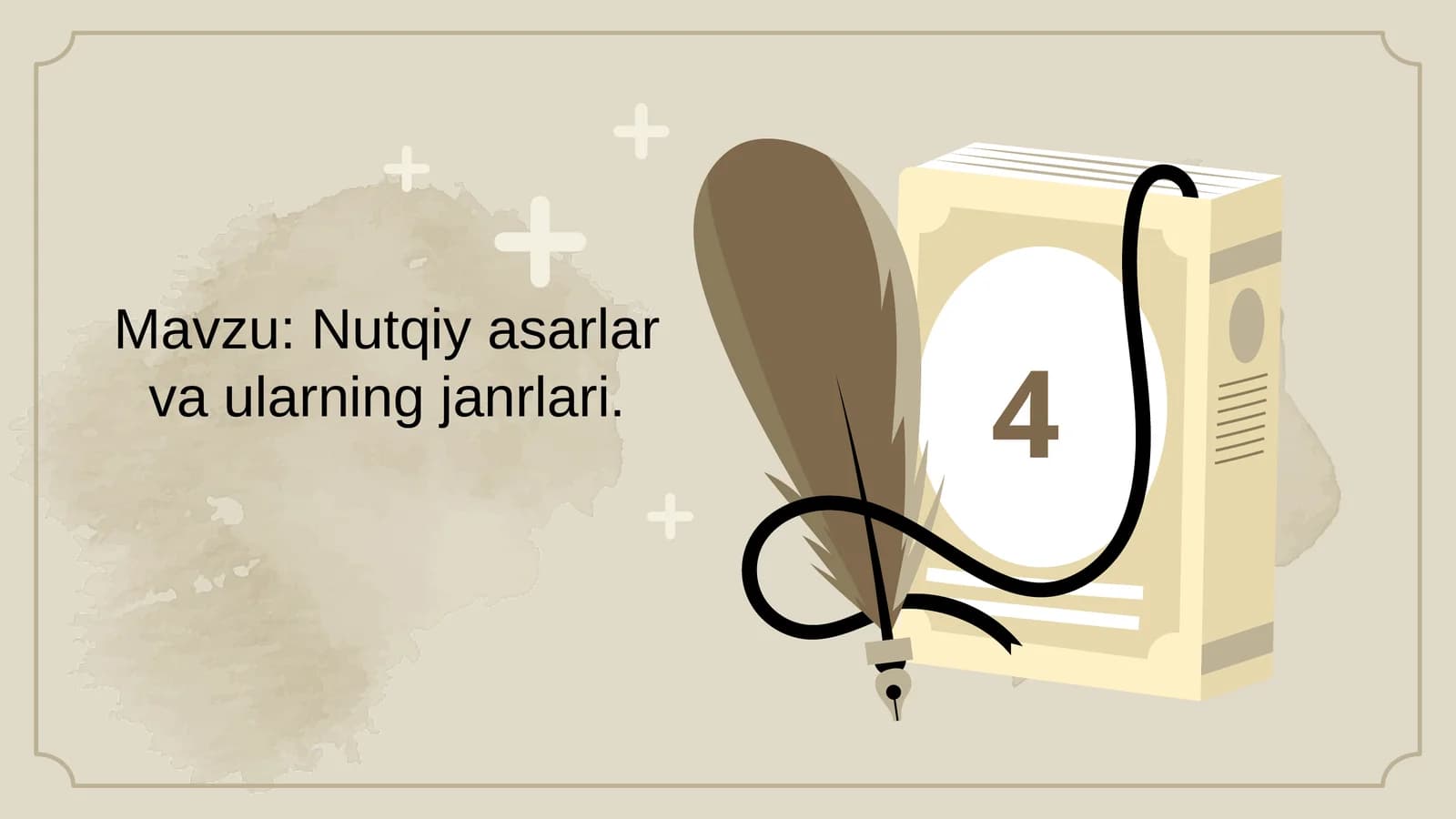 Nutqiyasarlarvaularningjanrlari