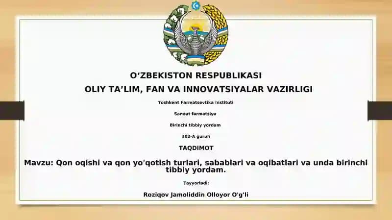 Birinchi tibbiy yordam