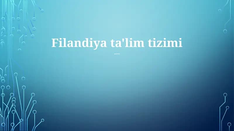 Finlyandiya kasb-hunar ta'limi tizimi