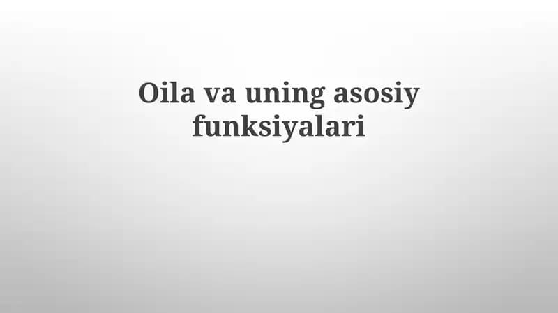 Oilavauningasosiyfunksiyalari