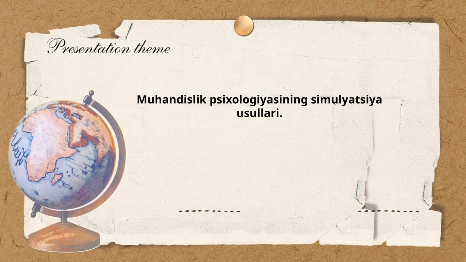Muhandislik psixologiyasining simultatsiya usullari