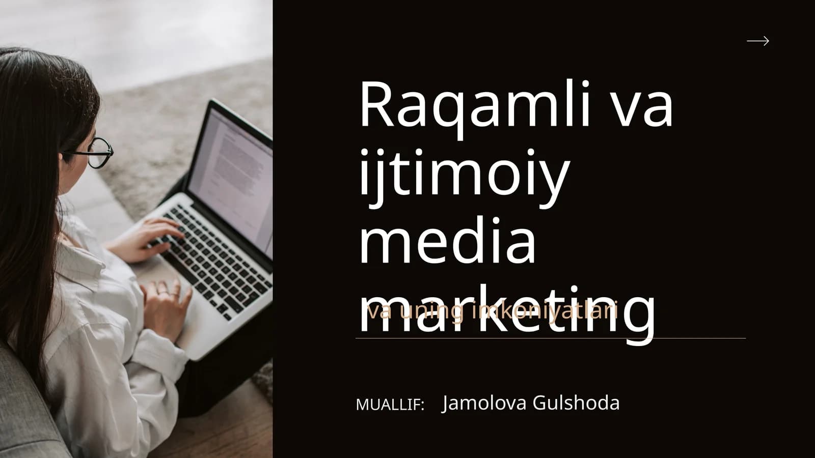 Raqamli va ijtimoiy media marketing