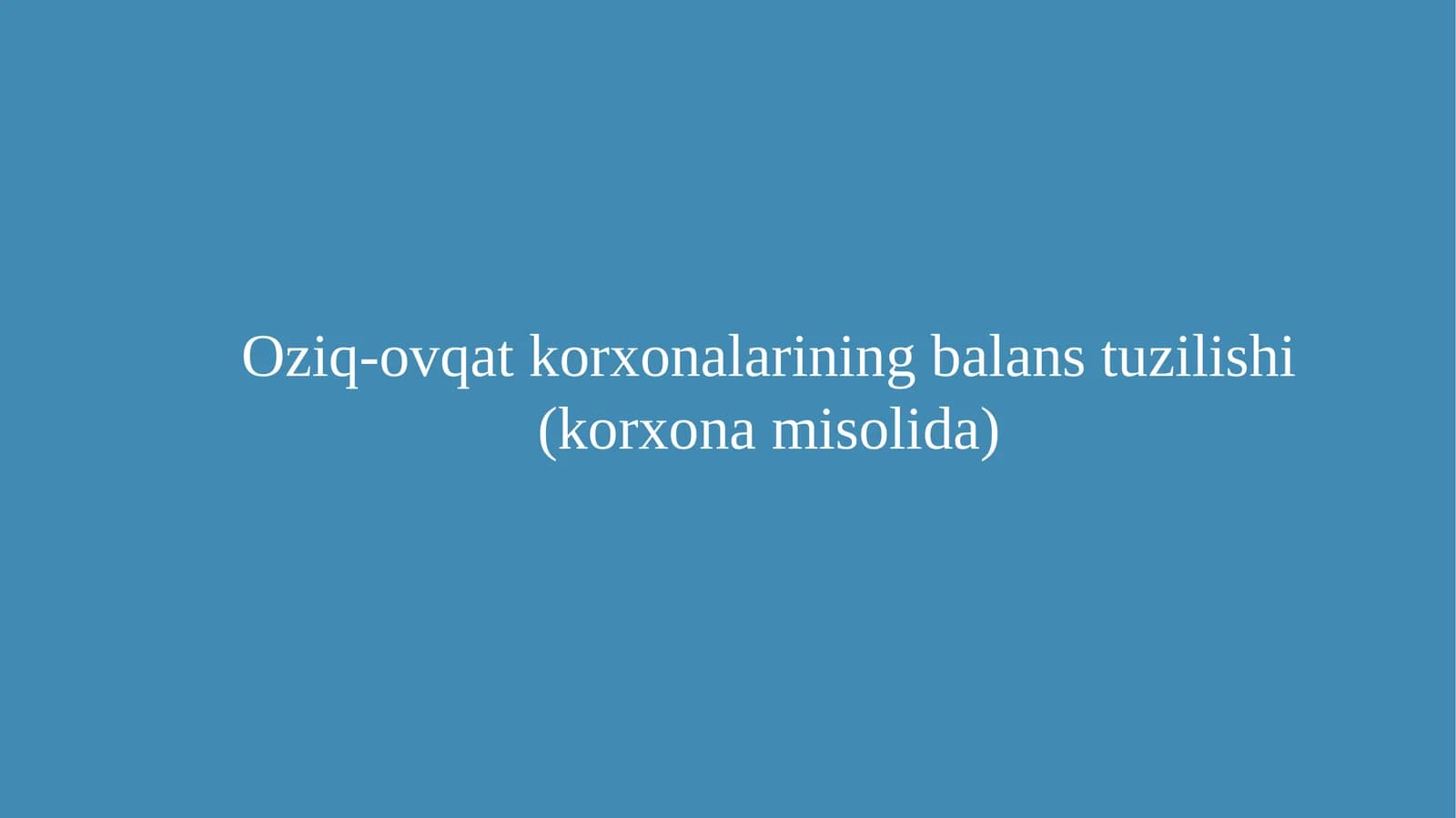 Xo'jalik hisobining turlari