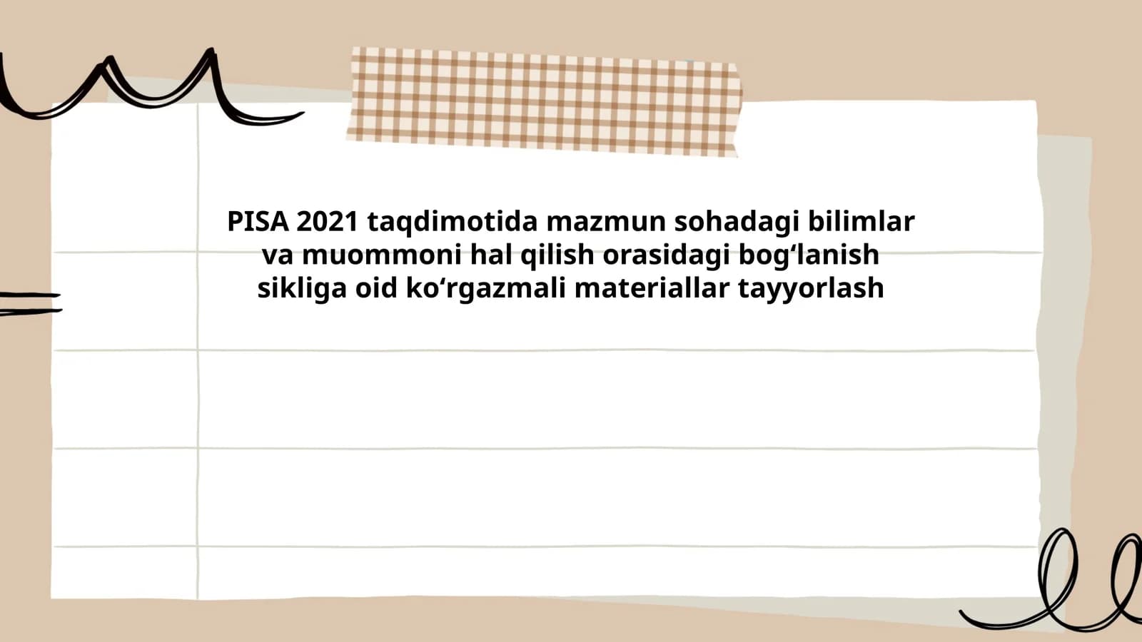 PISA 2021 taqdimoti