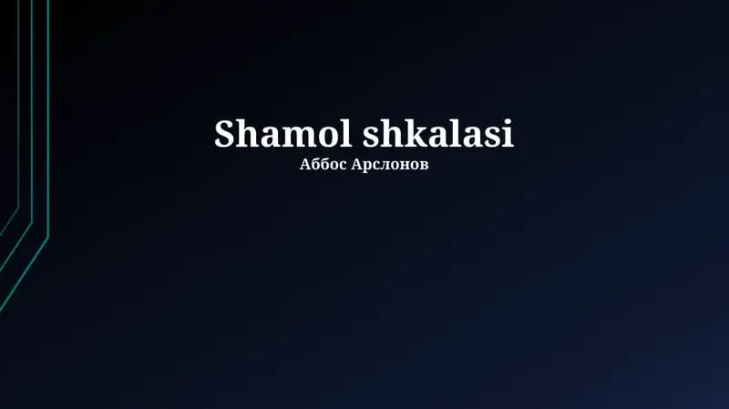 Shamol shkalasi