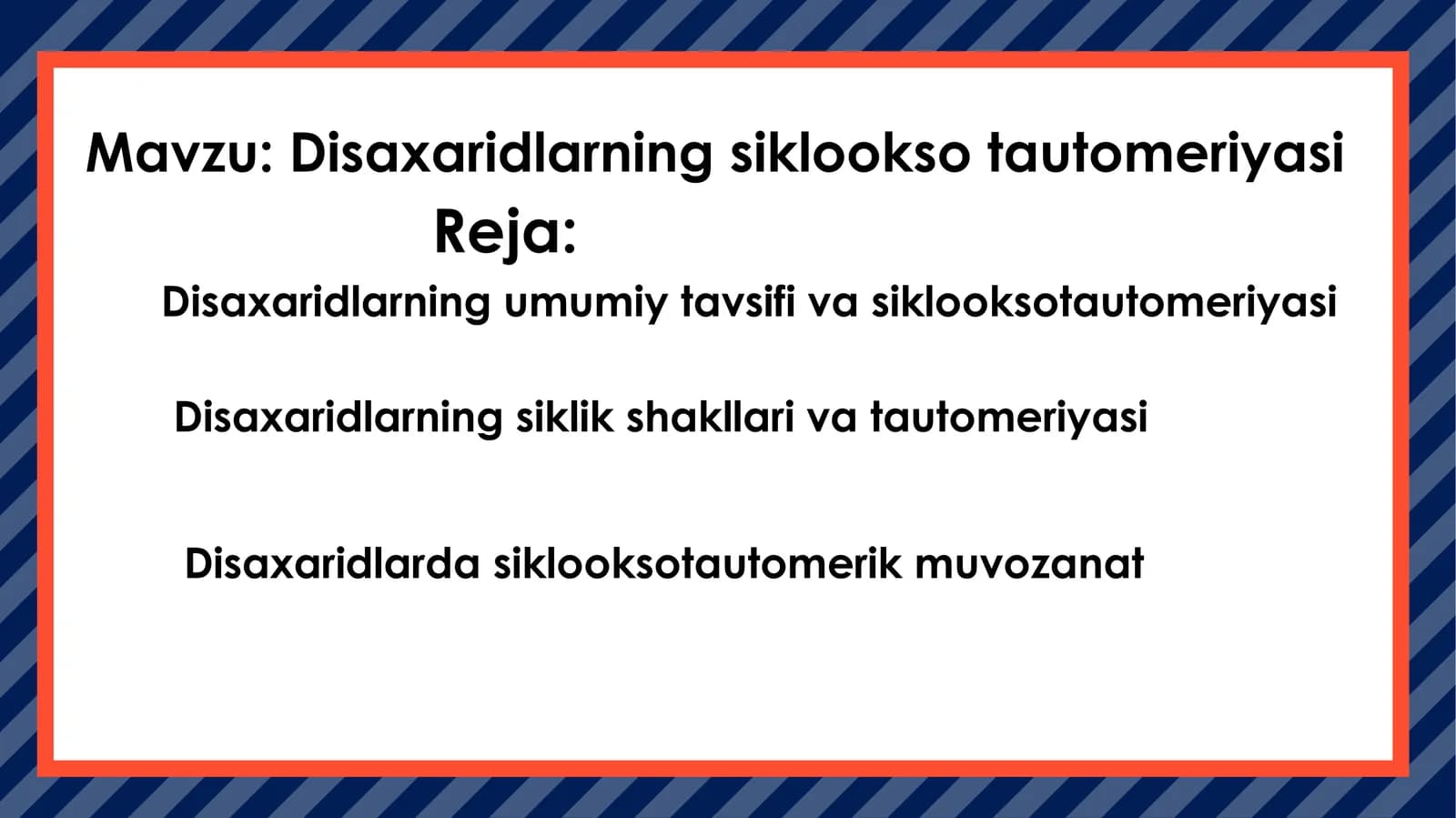 Disaxaridlarningsiklooksotautomeriyasi