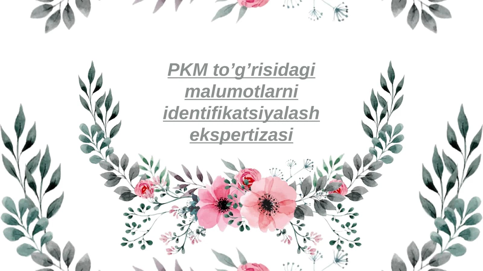 Parfyumeriya va kosmetika mahsulotlarini identifikatsiyalash ekspertizasi
