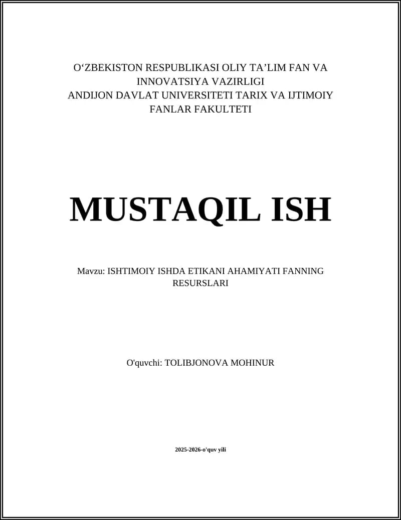 Darsliklar va monografiyalar ijtimoiy ishda etika