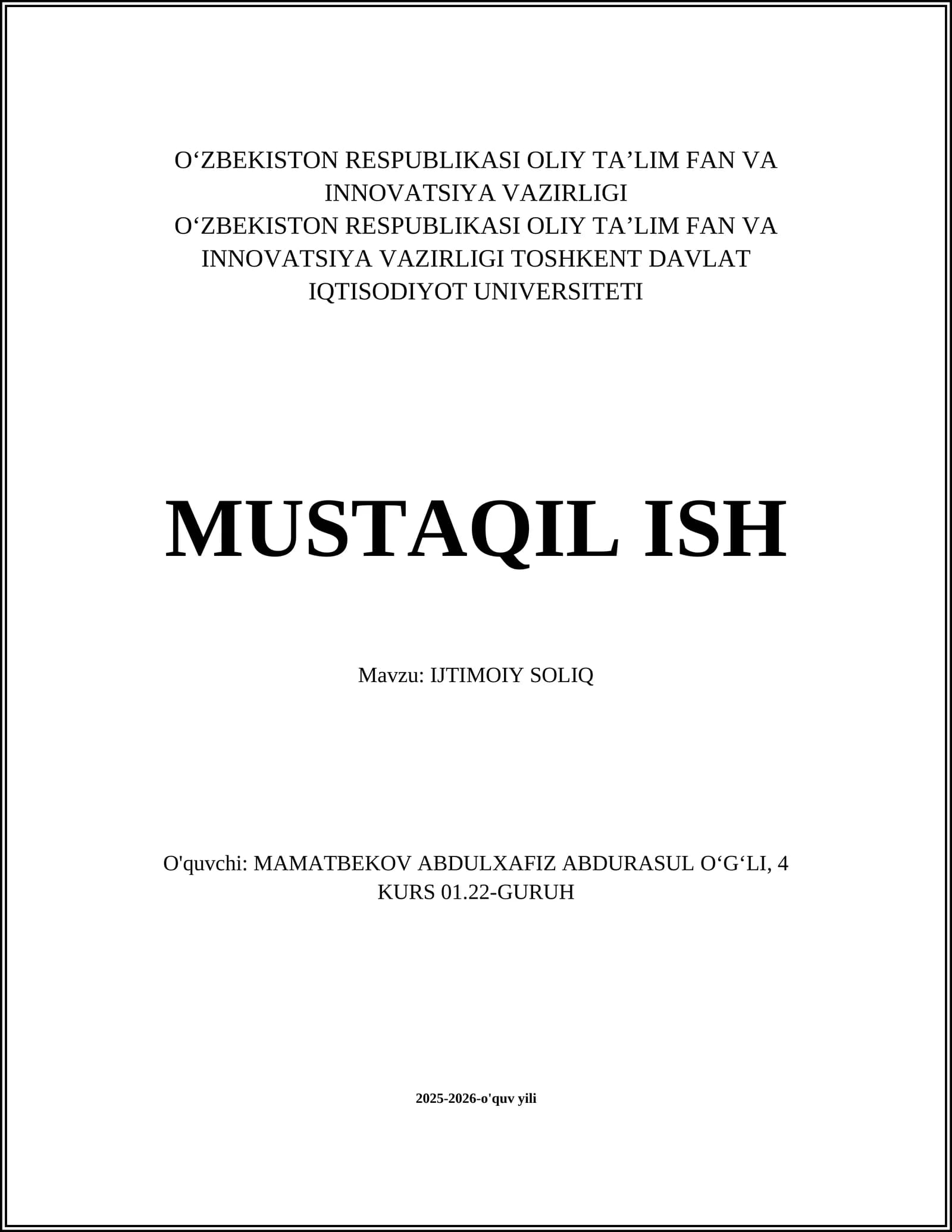 Ijtimoiy soliq