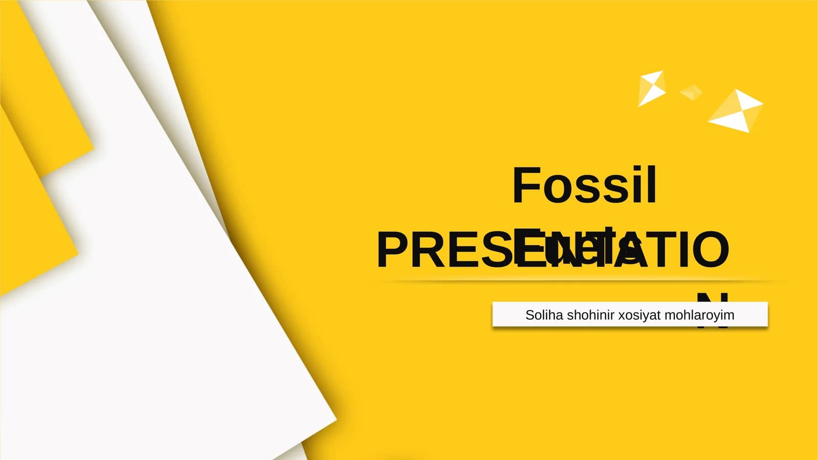 Fossil Fuels Presentation