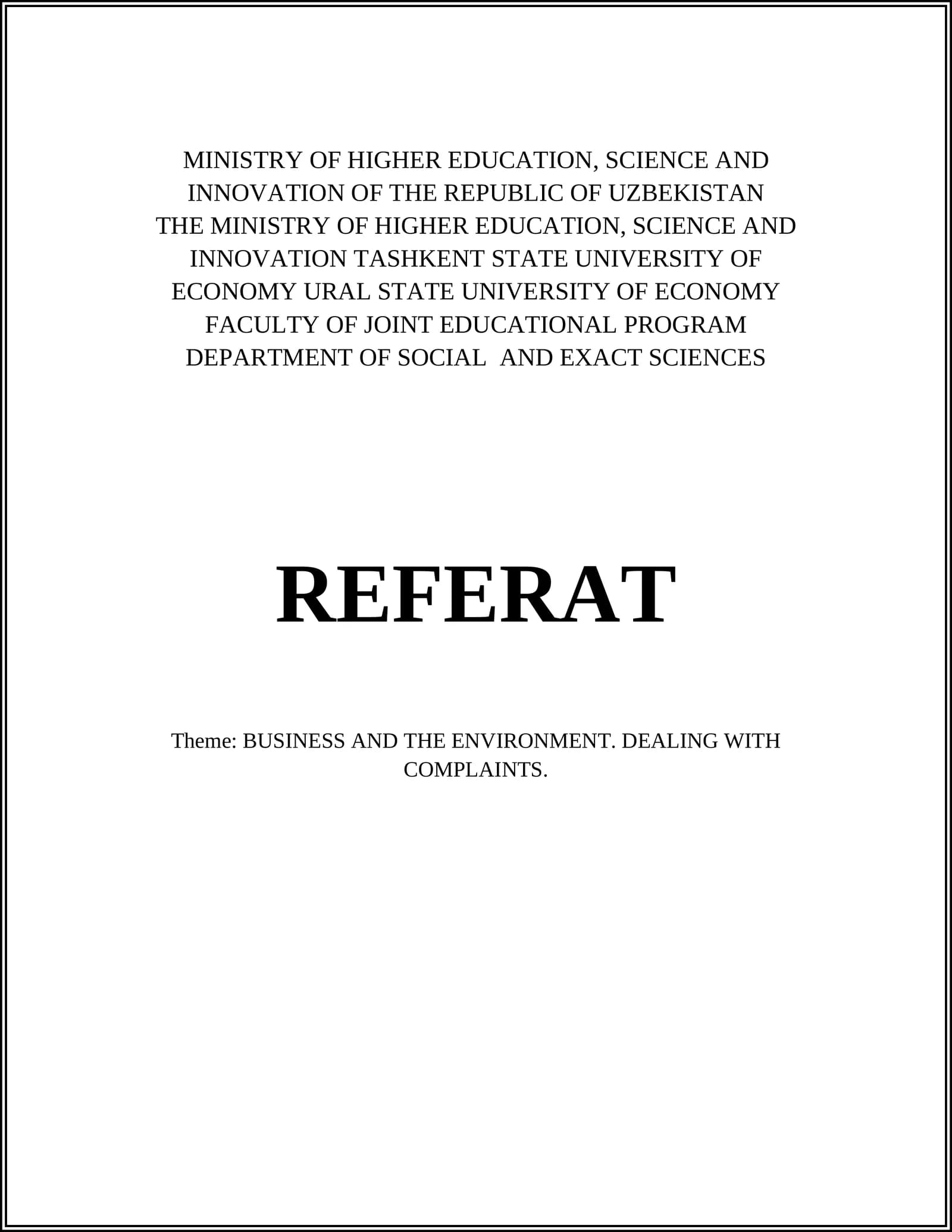 REFERAT