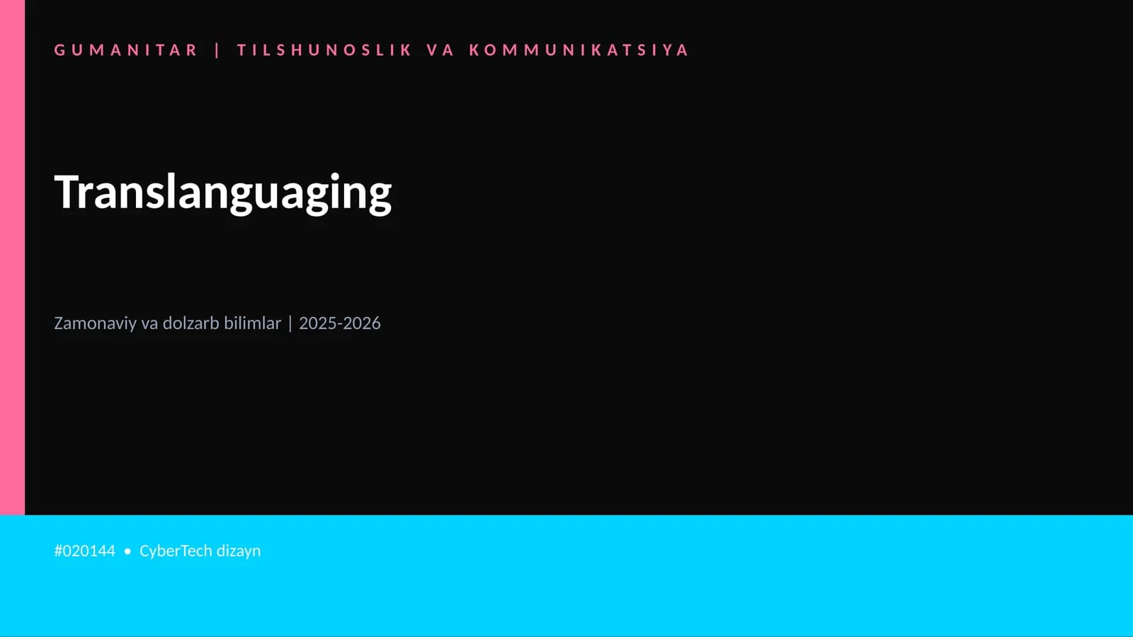 Translanguaging